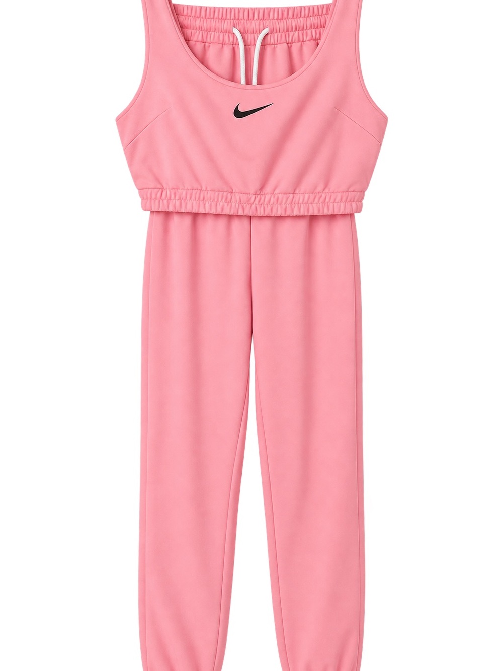 Nike Pink Two Piece Crop Top & Jogger Set